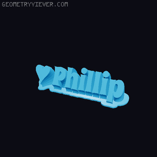 Valentine sculpture 3D model thumbnail