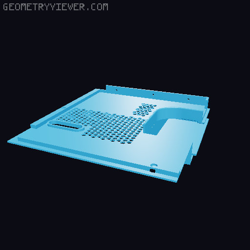 Flashforge Adventurer 5M Pro Back Panel true cold air 3D model thumbnail