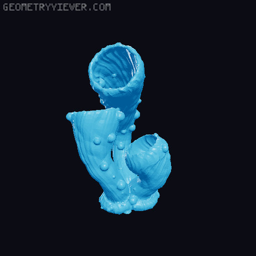 100 Fantasy Plants for Tabletop Base & Terrain Design (Alien Vegetation 61) 3D model thumbnail