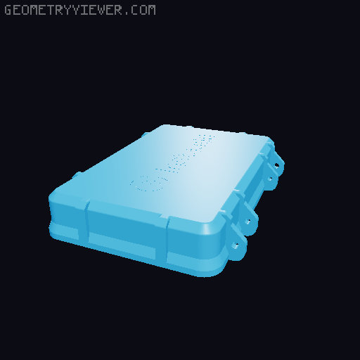 Insta360 One X Case 3D model thumbnail