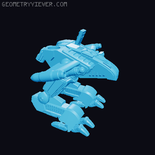 Osprey Battlemech 3D model thumbnail