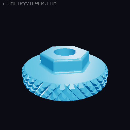 M5 press-fit screw and nut for Articulating Raspberry Pi Camera Mount 3D model thumbnail