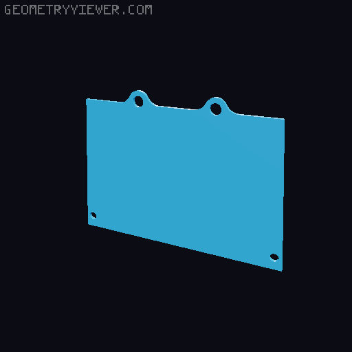 Wire Cover for the TST Taillight 3D model thumbnail