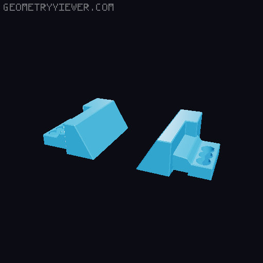 Teleporter Device Building 3D model thumbnail