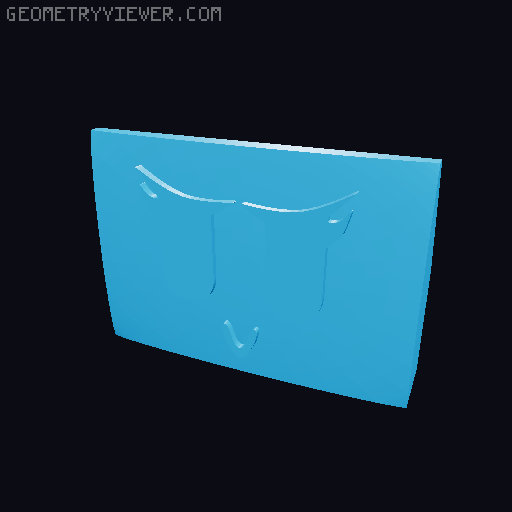 Dummy 13 TV Head V2 3D model thumbnail