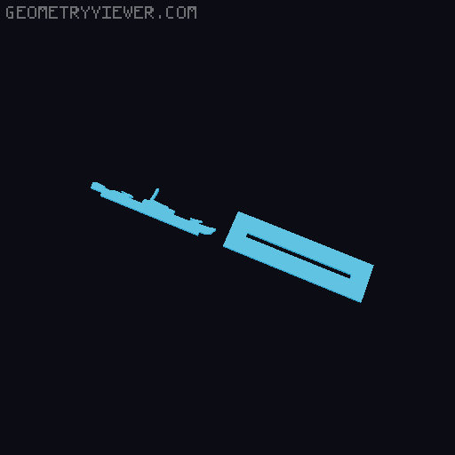 Torpedoes and Tides Standees and tools 3D model thumbnail
