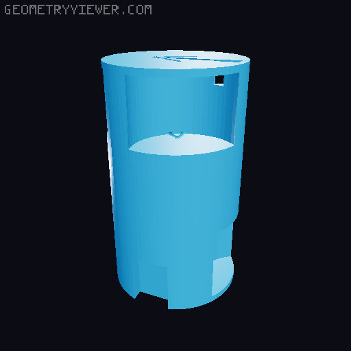 small lighthouse / beacon / table lamp 3D model thumbnail