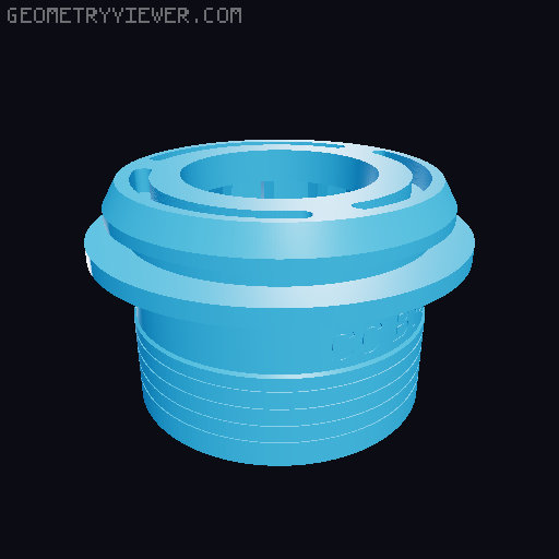 Eyepiece quick clamp 3D model thumbnail