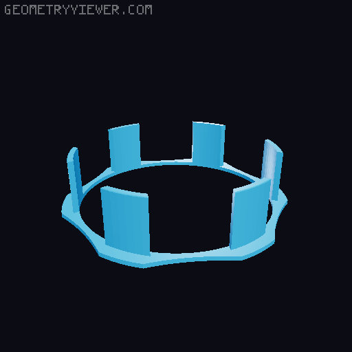 Piston Ring Squaring Tool LS 5.3 5.7 6.0 6.2 and Honda K24 K20 H22 B20 B18 B16 D16 3D model thumbnail