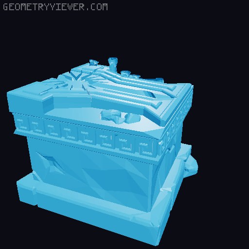 Bronze Age dungeon scatter 3D model thumbnail