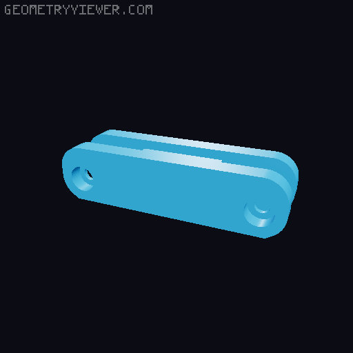 Desk Stranding hinges 3D model thumbnail