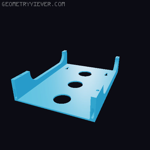 soda 6  can holder 3D model thumbnail