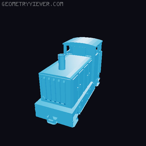 Freelance Diesel for HOn30/OO9 3D model thumbnail
