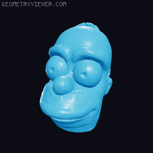 Die Simpsons Mini13 Homer Simpson Skin 3D model thumbnail