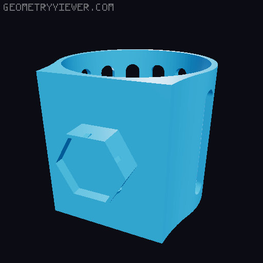 Honey wall accessories 3D model thumbnail