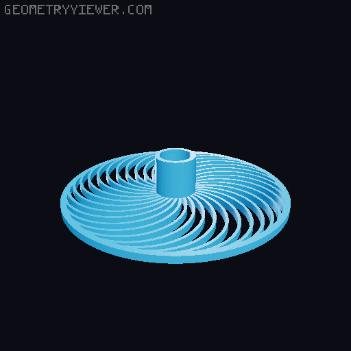 Hypnotic Extruder Visualizer - Ender 3 S1 Pro Remix 3D model thumbnail