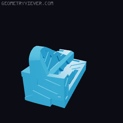 Flash Falcon Fly - Bakugan Trap 3D model thumbnail