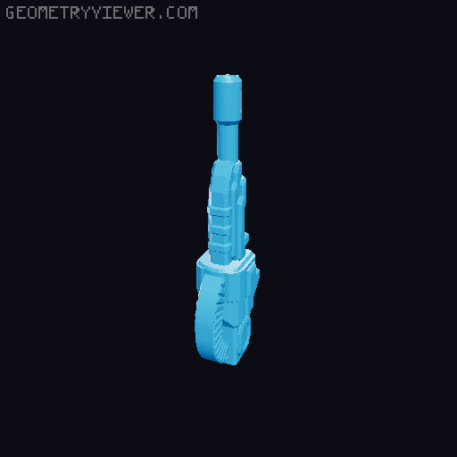 Dummy 13 - Blaster Arms Overhaul 3D model thumbnail