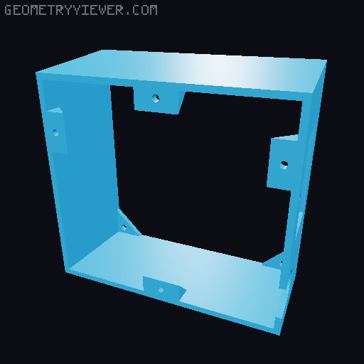 IKEA LACK Enclosure Remixes 3D model thumbnail