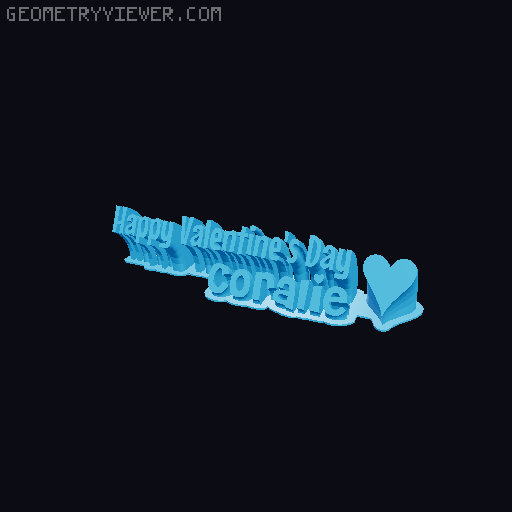 Happy Valentines Day... 3D model thumbnail