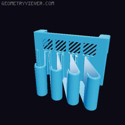 Phone Holder For Game Court 3D model thumbnail