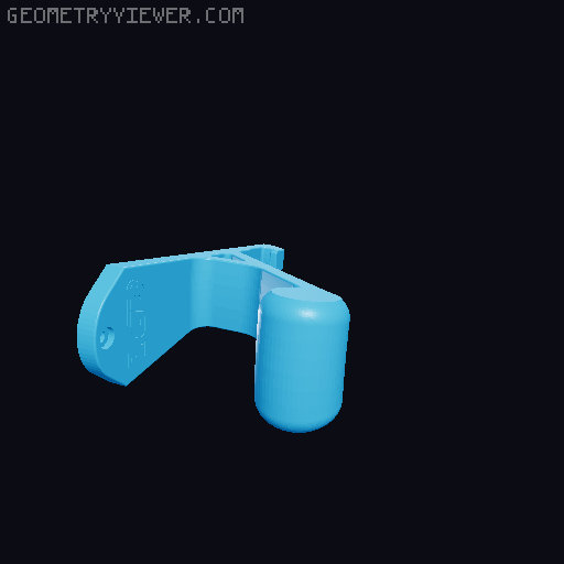 helmet hook (many versions) 3D model thumbnail
