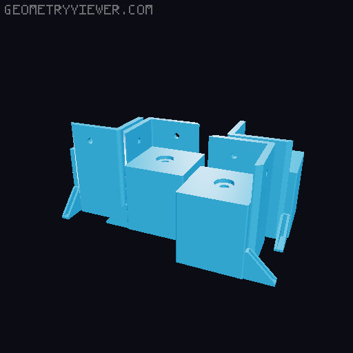 Ikea lack enclosure - Extended for Ender 3v2 3D model thumbnail
