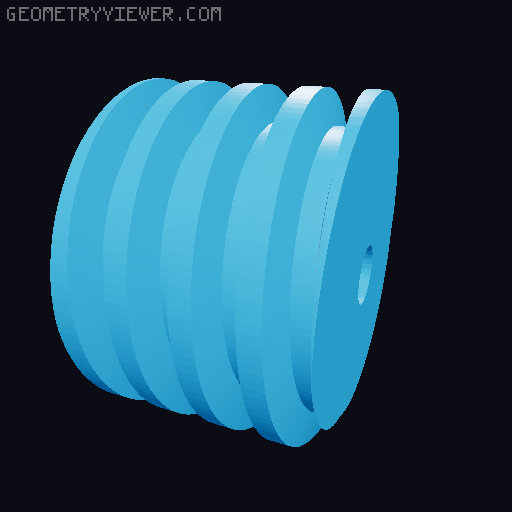 Mini adaptive gripper 3D model thumbnail