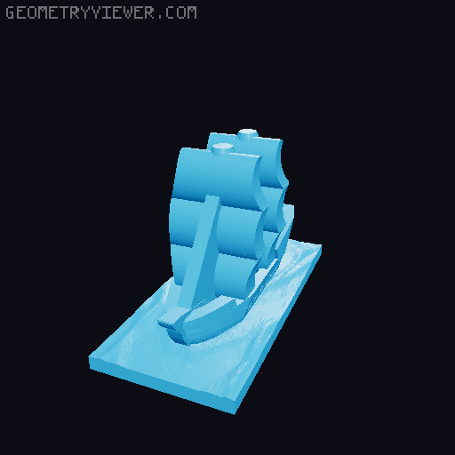 Human Fantasy Fleet 3D model thumbnail