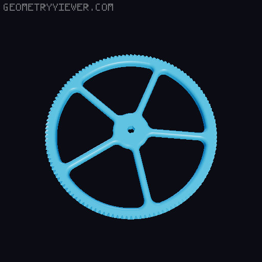 Motor drive modification 3D model thumbnail