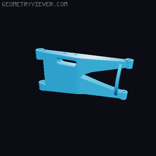 Schumacher Cougar 2 Works Re-Release Rear Arms 3D model thumbnail