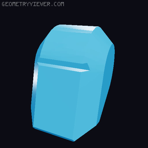 Dummy 13 heads. 3D model thumbnail