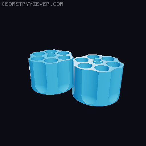 Wiimote lightgun Holster 3D model thumbnail