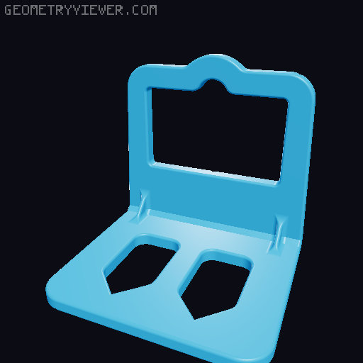 wall phone holder for IKEA SJOSS 2Port or 1Port 3D model thumbnail