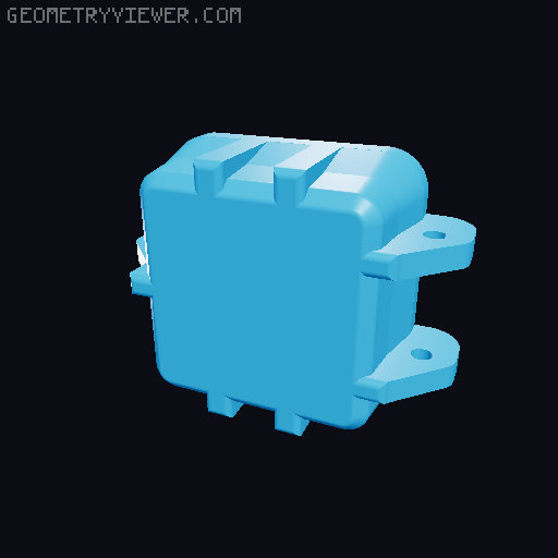 Convoy S21G Rugged Box 3D model thumbnail