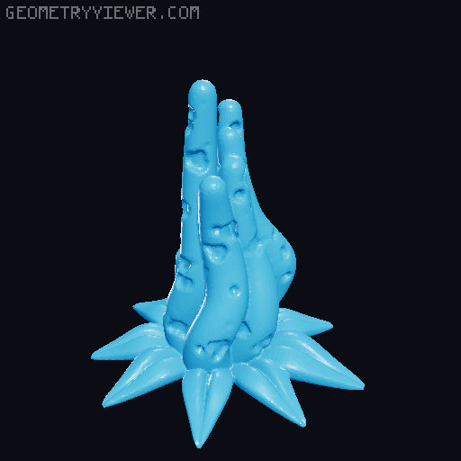 100 Fantasy Plants for Tabletop Base & Terrain Design (Alien Vegetation 61) 3D model thumbnail