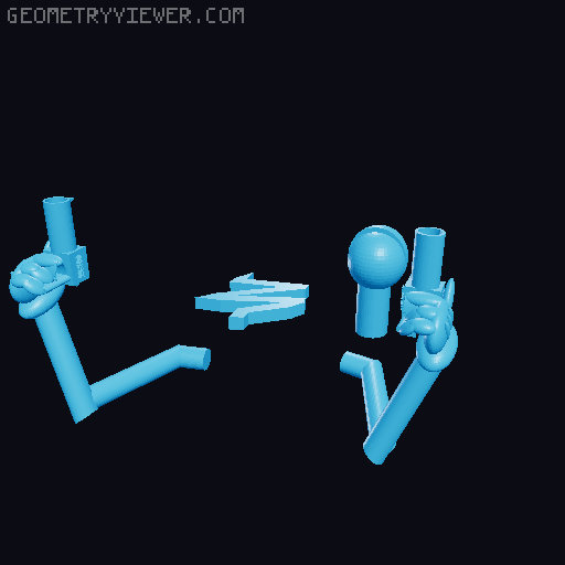 Zooble Action figure  3D model thumbnail