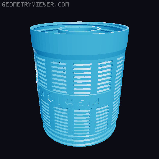 KID'nR  XL - Keep It Dry ... and Rolling for the Larger Diameter Spools! (Silica Gel Box) 3D model thumbnail
