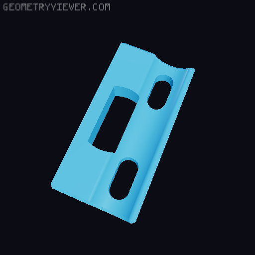 WV Passat B2 Telefon tartó 3D model thumbnail