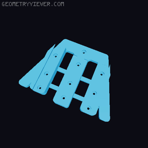 Starlink V3 R4 Flat Stud/Surface Mount 3D model thumbnail