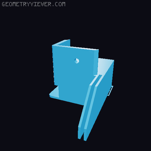 IKEA Lack table printer enclosure 3D model thumbnail