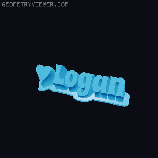Valentine sculpture 3D model thumbnail