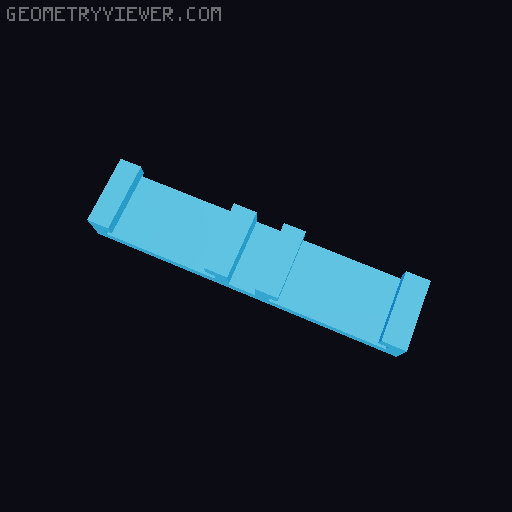 SEGA illuminated logo 3D model thumbnail