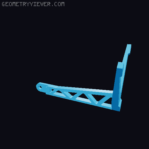 Antena Moxon 868 MHz 3D model thumbnail