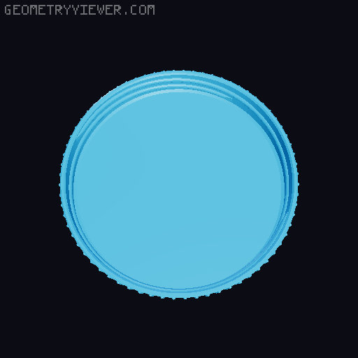 Containers with Screwtop Lid set 3D model thumbnail