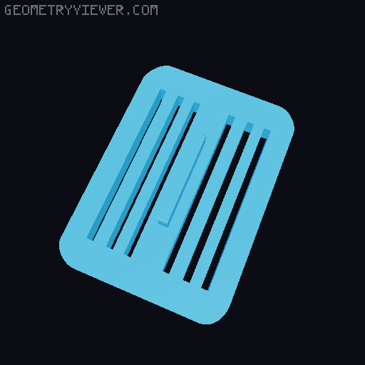 Lid for 6 Gallon Cube Imagitarium Tank 3D model thumbnail