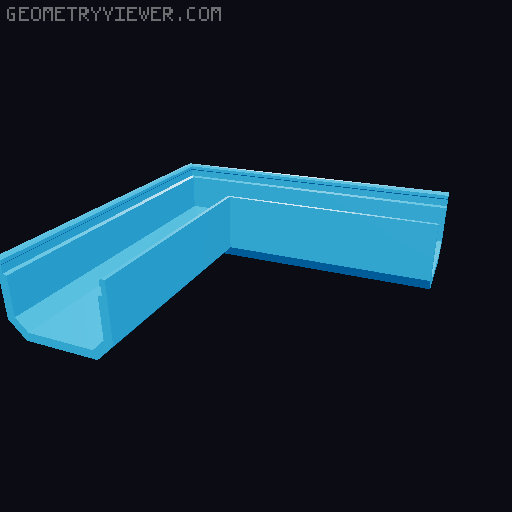 Underware Channel Tops (I, L, C, T, X) - Extra height + Parametric models 3D model thumbnail