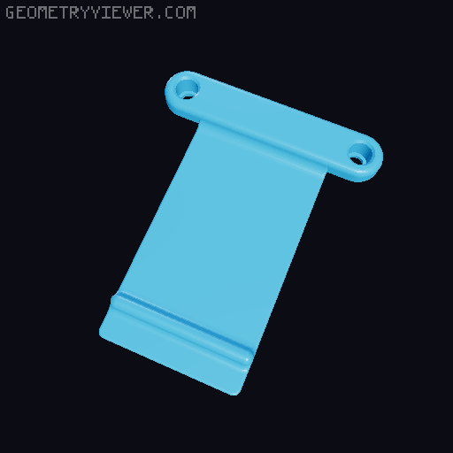 LD Systems MEI 1000 G2 BPR Replacement Belt Clip 3D model thumbnail