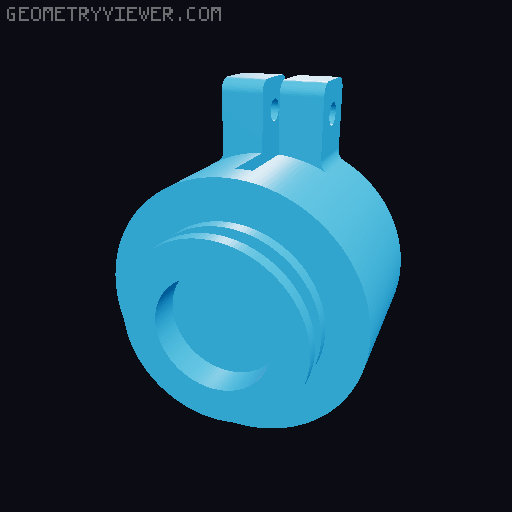 Ball-head for photo tripod - Rotule ball pour trépied Photo 3D model thumbnail