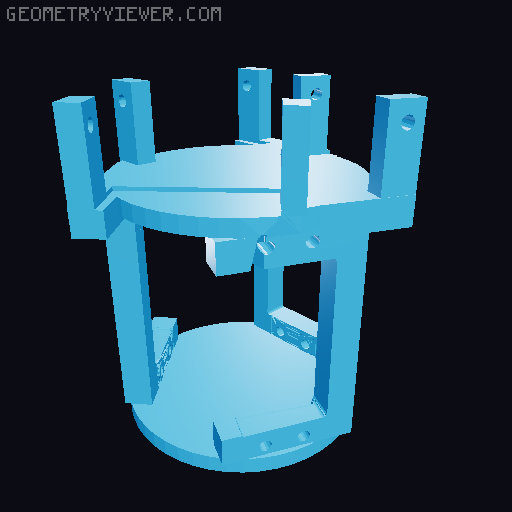 FnaF Chica Cosplay Head 3D model thumbnail